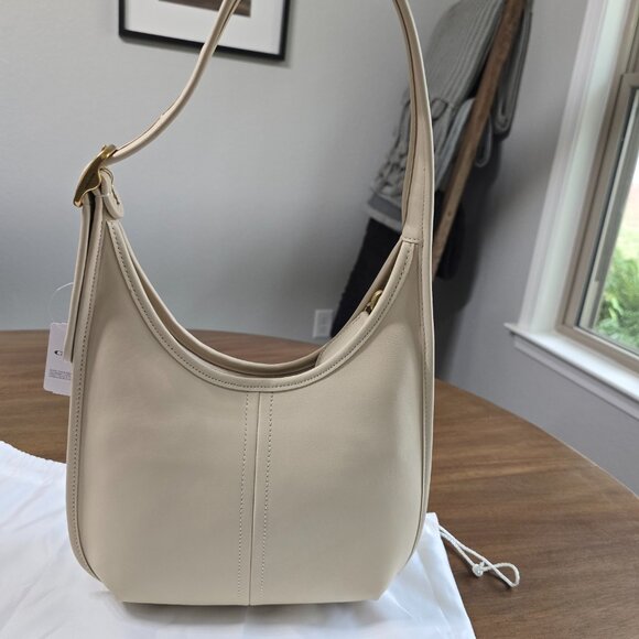 NWT Coach Small Ergo Shoulder Bag in Brass/Ivory - Picture 6 of 11